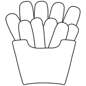 Mcdonalds food coloring page free printable coloring pages