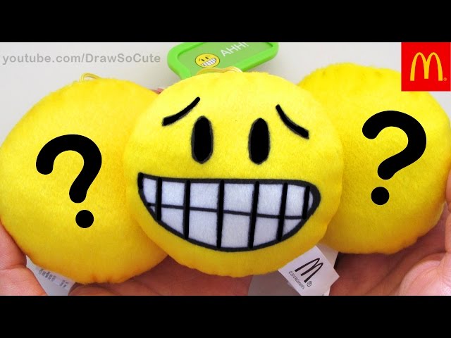 How to draw color emojis cute step by step easy mcdonalds happy meal