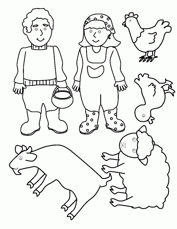 Old macdonald outline