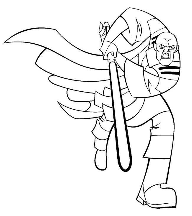 Coloring page clone wars