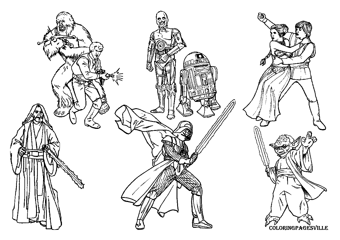 Star wars coloring pages