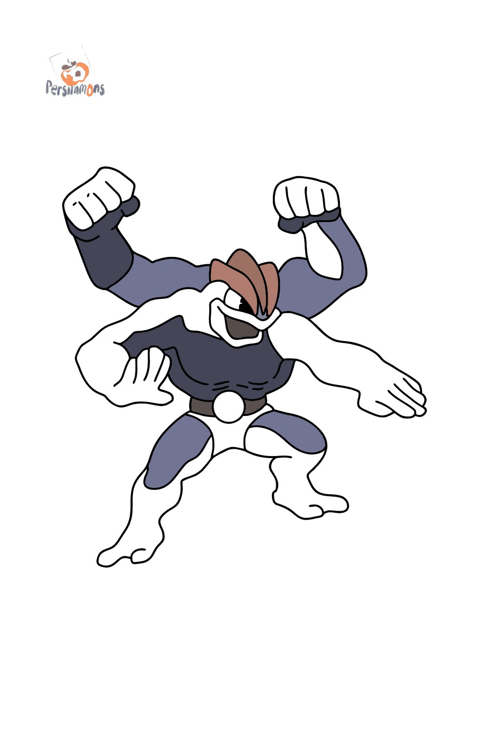 Coloring page pokemon go machamp â online and print for free