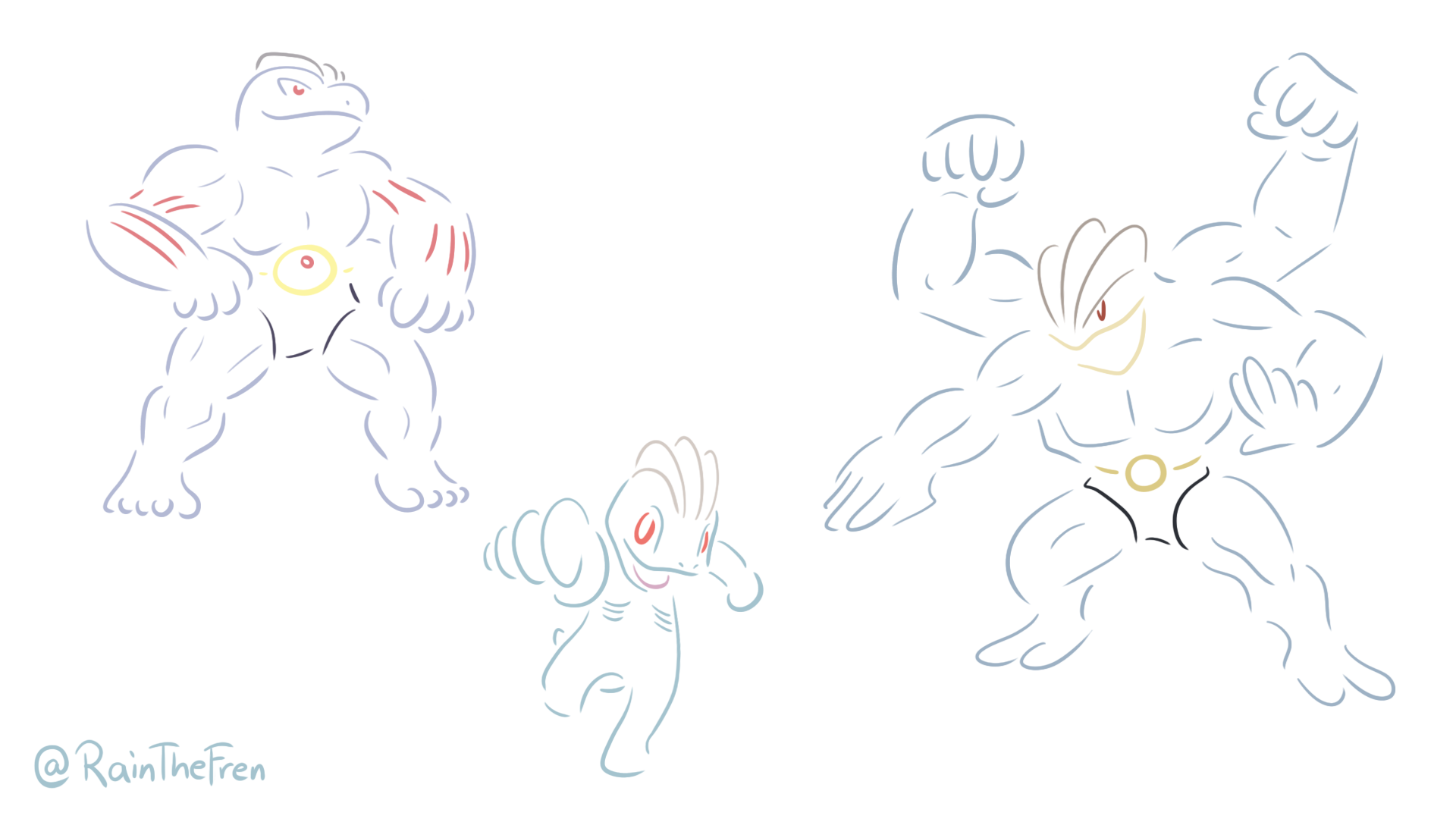 Machop machoke and machampoc rpokemon