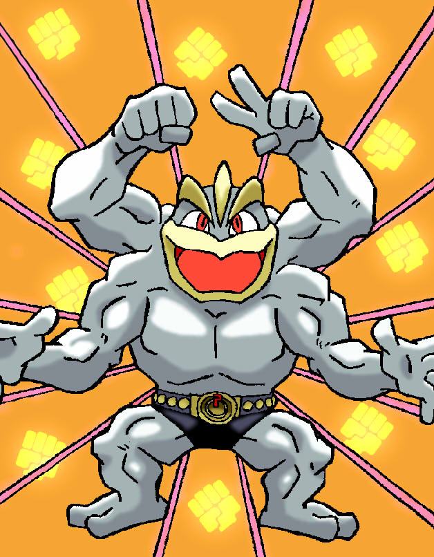 Color work machamp by kinenpup
