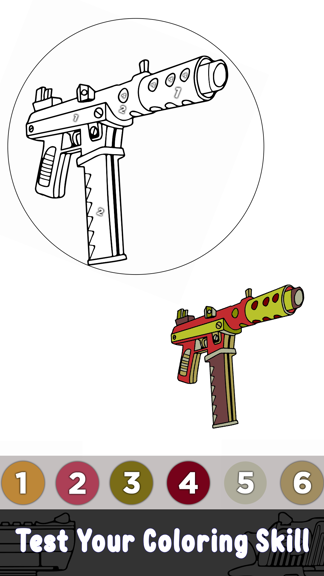 Guns color by number