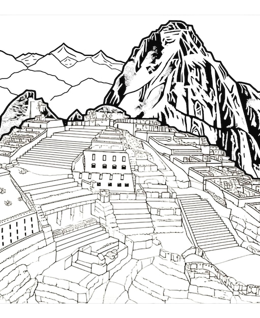 Premium ai image ruins of machu picchu