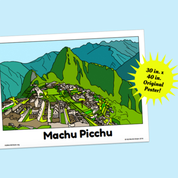 Machu picchu lesson teach about the incas in peru reading crossword coloring