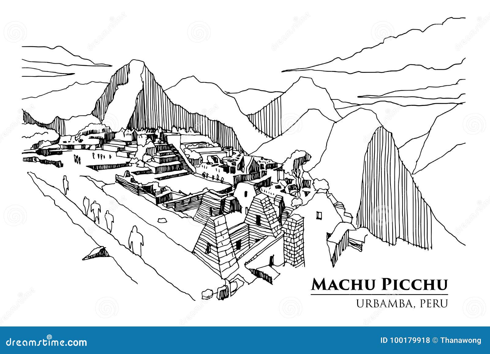 Machu picchu peru stock illustrations â machu picchu peru stock illustrations vectors clipart