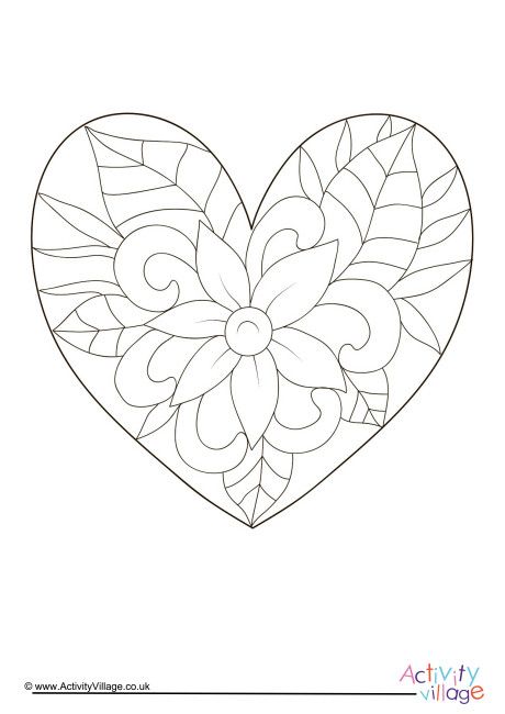 Doodle heart louring page heart loring pages loring pages easter embroidery patterns
