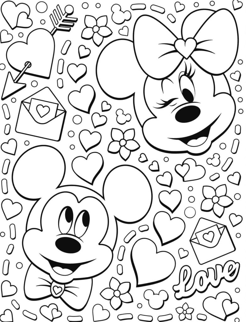 Heart coloring pages
