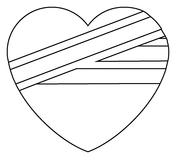 Mended heart coloring page free printable coloring pages