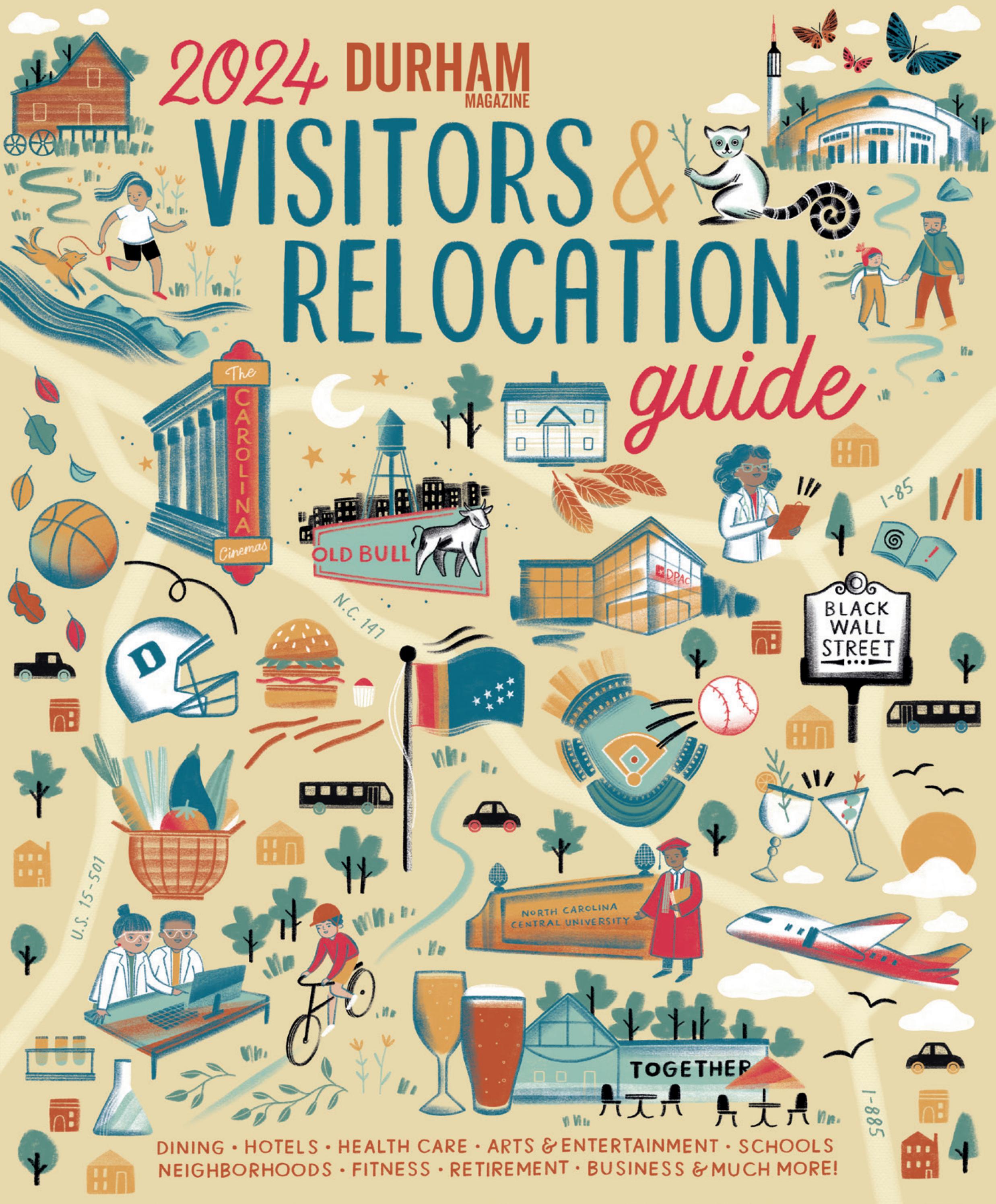 Durham magazine visitors relocation guide by triangle media partners