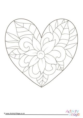 Doodle heart colouring page heart coloring pages coloring pages easter embroidery patterns