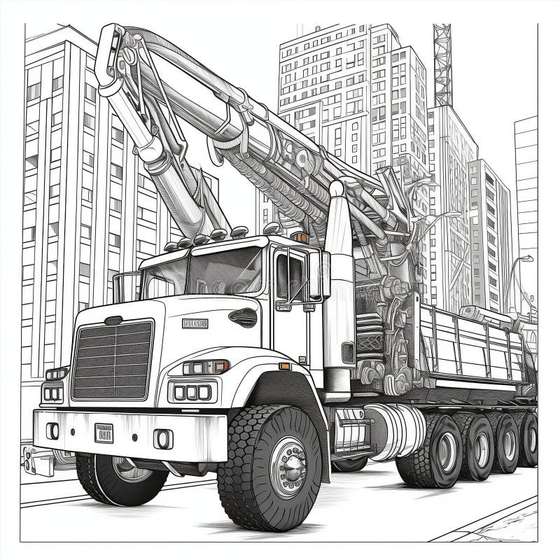 Trucks machinery coloring stock illustrations â trucks machinery coloring stock illustrations vectors clipart