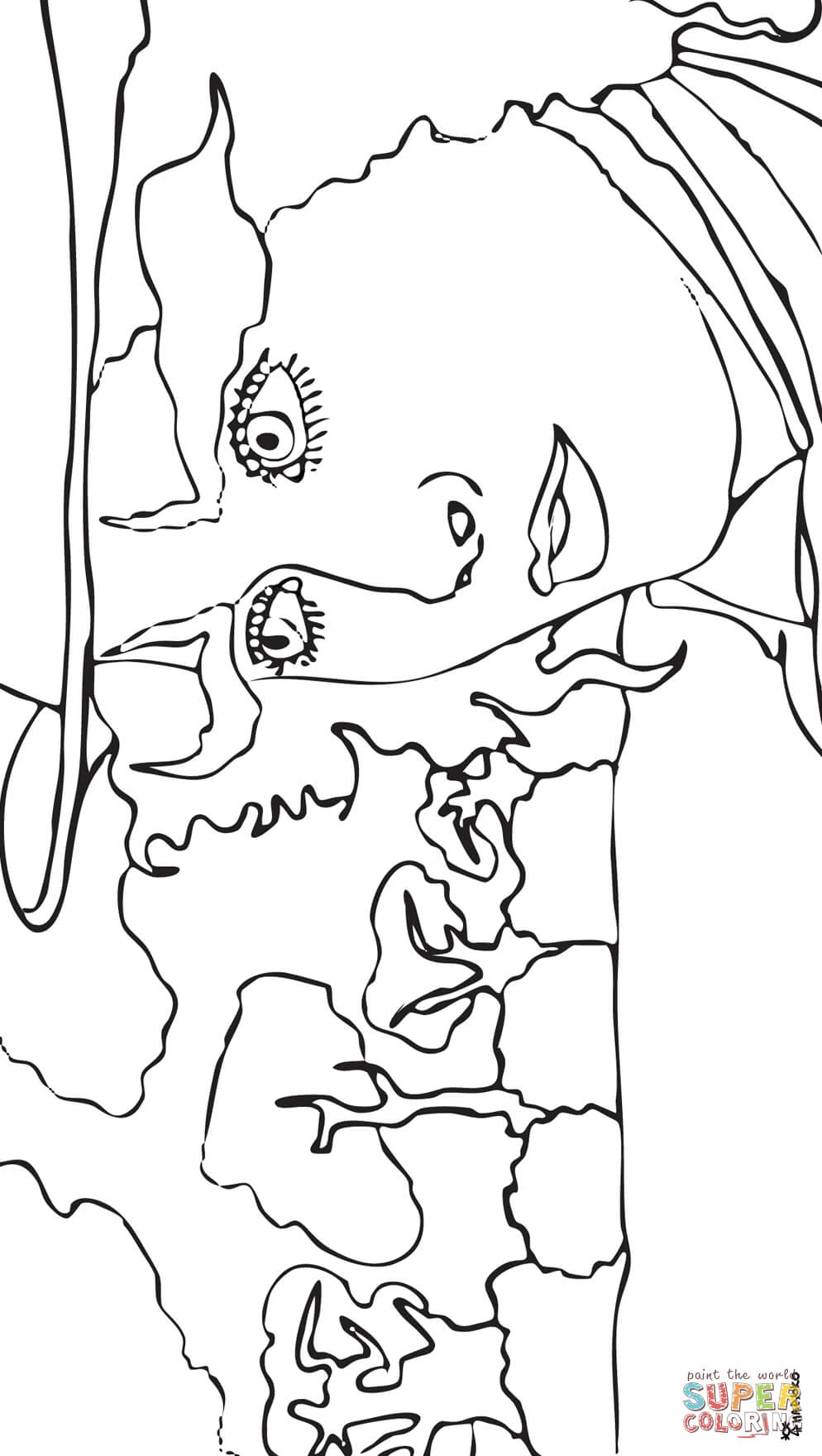 Mad hatter coloring page free printable coloring pages
