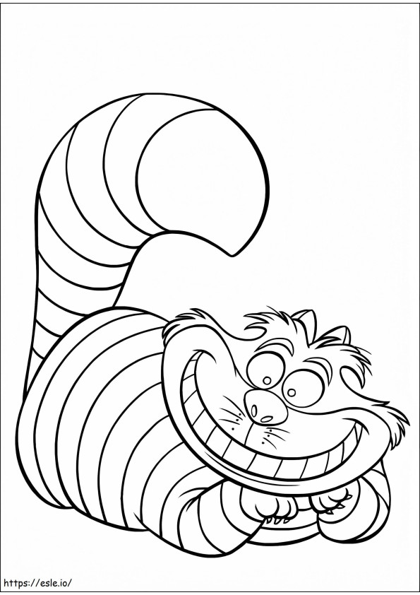 Mad hatter coloring page