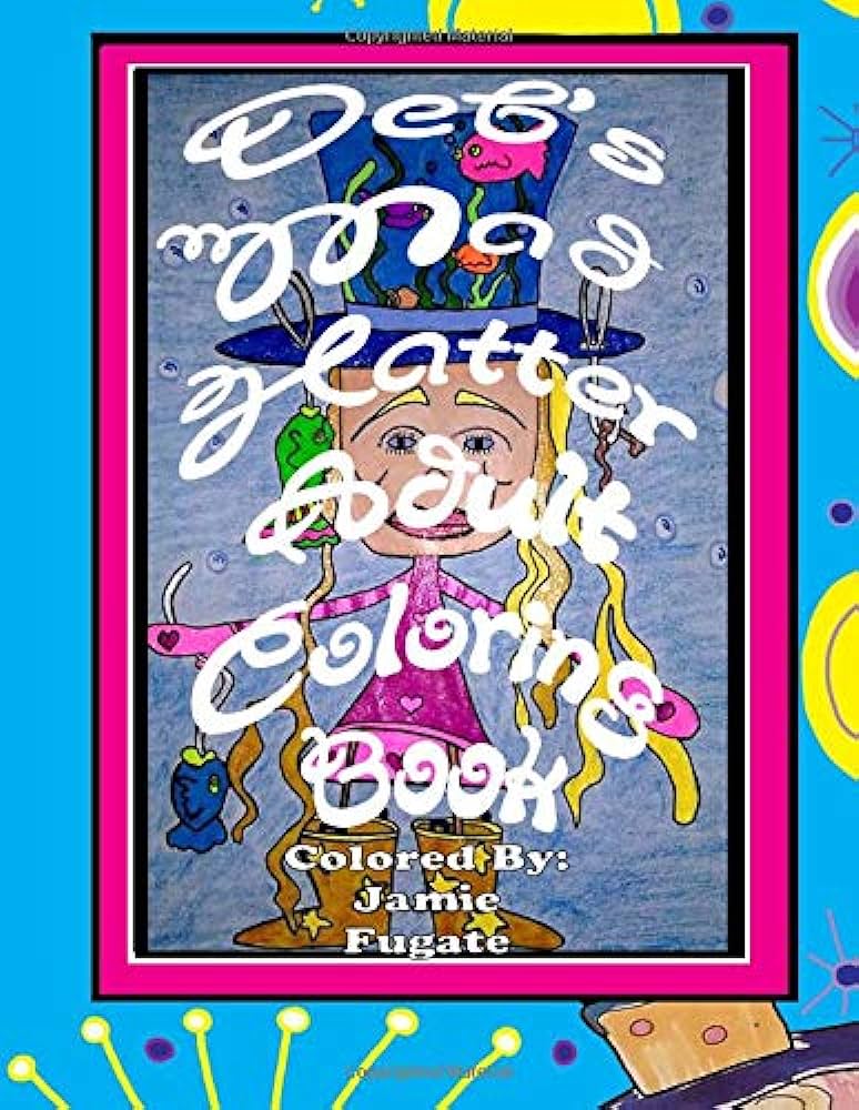 Debs mad hatter adult loring book mcdonald ms deborah l books