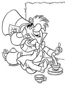 Mad hatter hat coloring page alice in wonderland pages ideas sketch template alice in wonderland pictures alice in wonderland drawings disney coloring pages