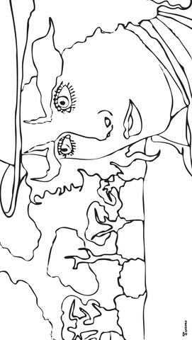 Mad hatter coloring page free printable coloring pages