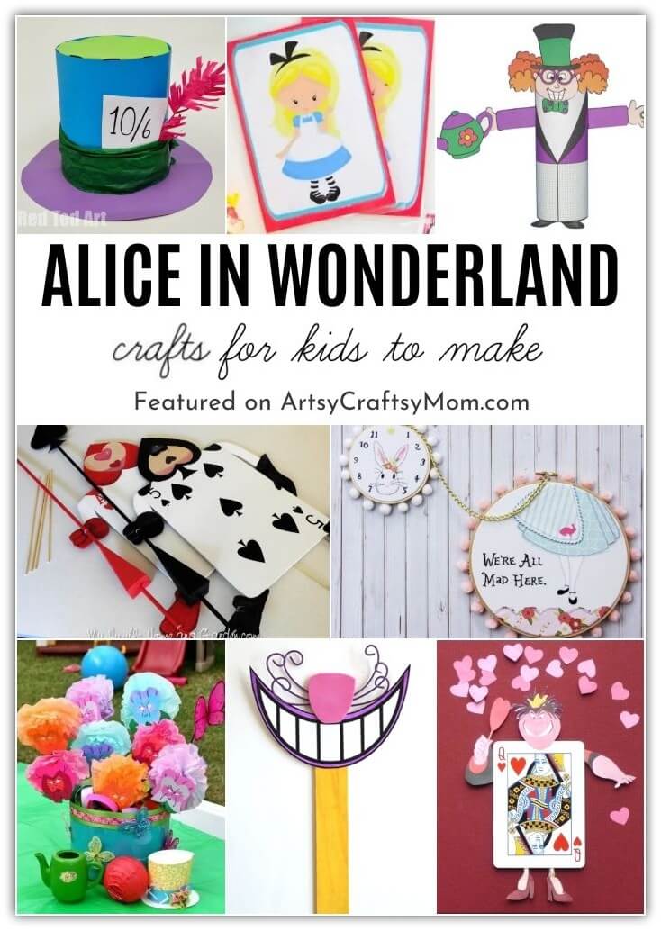Amazing alice in wonderland crafts mad hatter craft