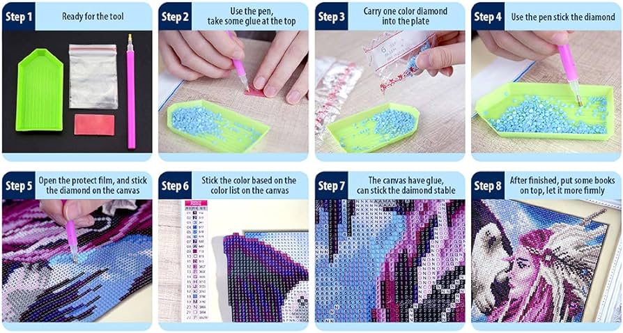 Bhawan d diy full round drill diamond painting mad hatter home coration art craft home kitchen