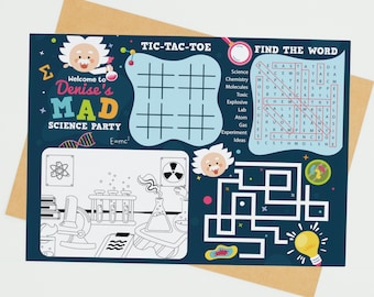 Mad scientist coloring