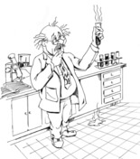 Mad scientist coloring page free printable coloring pages