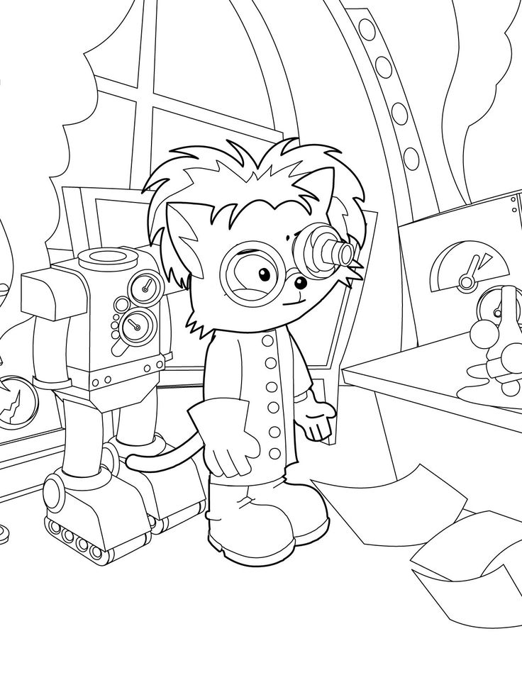 Mad scientist coloring pages geeky craft science crafts