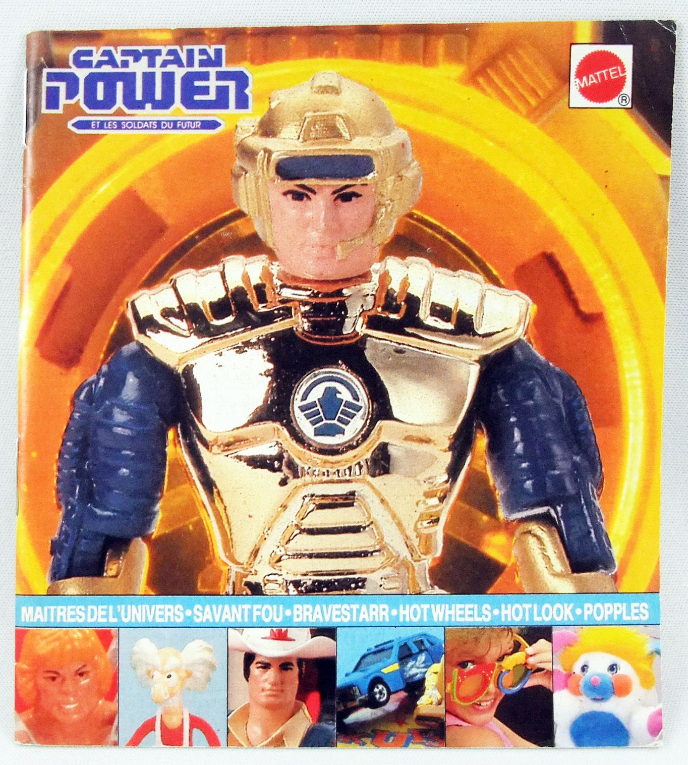 Mini catalog mattel france captain power masters of the universe bravestarr popples mad scientist hot wheels