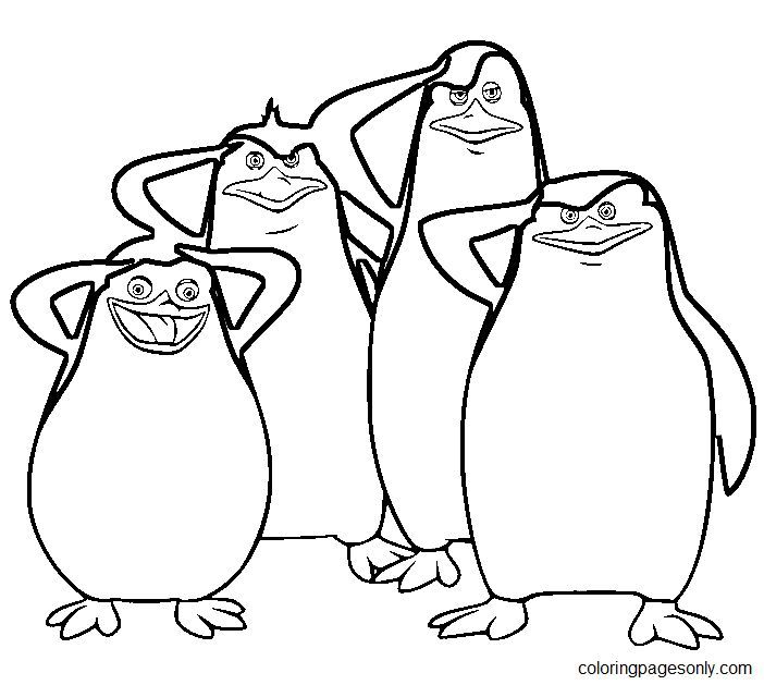 Penguins of madagascar coloring pages penguins of madagascar coloring pages coloring pages for kids