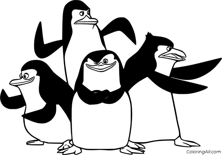 Free printable penguins of madagascar coloring pages easy to print from any device and automatâ penguins of madagascar coloring pages cartoon coloring pages