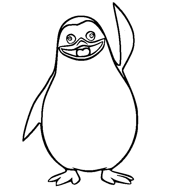 Penguins of madagascar coloring pages printable for free download