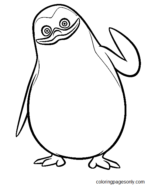 Penguins of madagascar coloring pages printable for free download