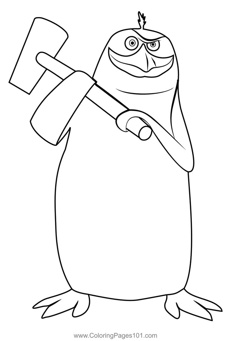 Rico coloring page coloring pages penguins of madagascar coloring pages for kids