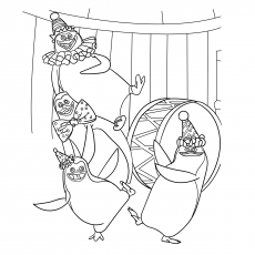 Best free printable penguins of madagascar coloring pages