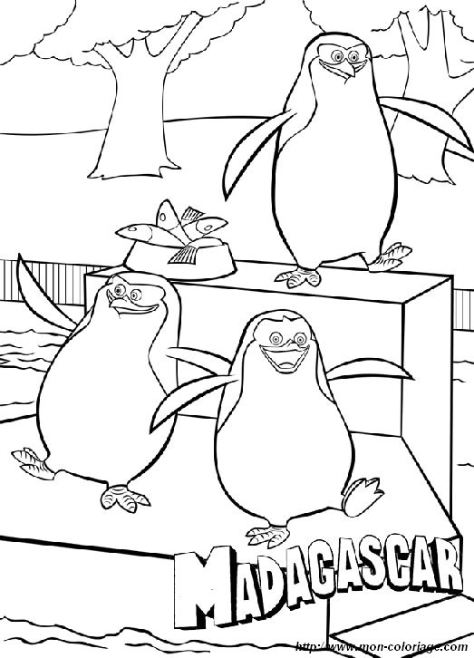 Coloring madagascar pdf page madagascar sheet to print out