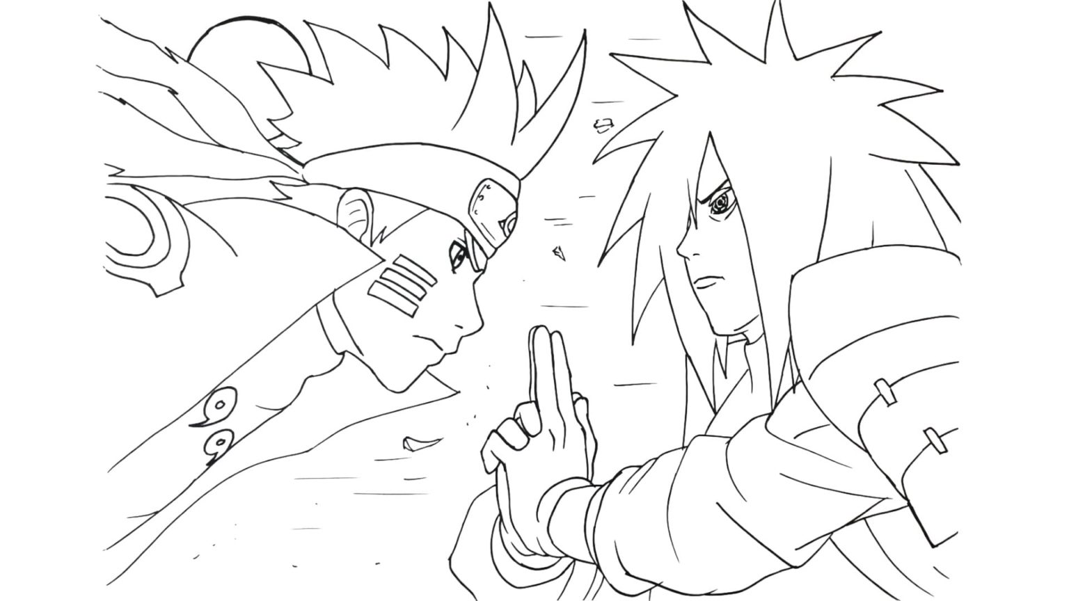 Naruto coloring pages
