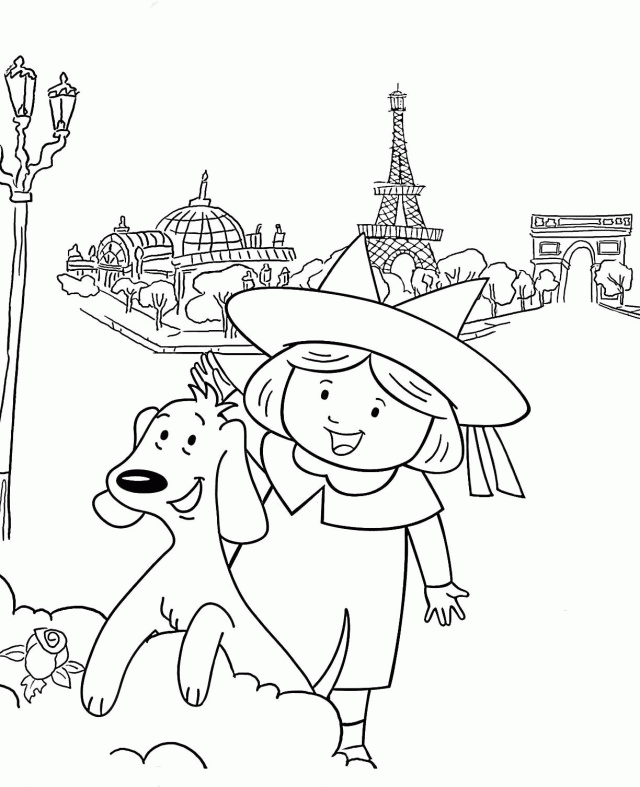 Madeline coloring pages