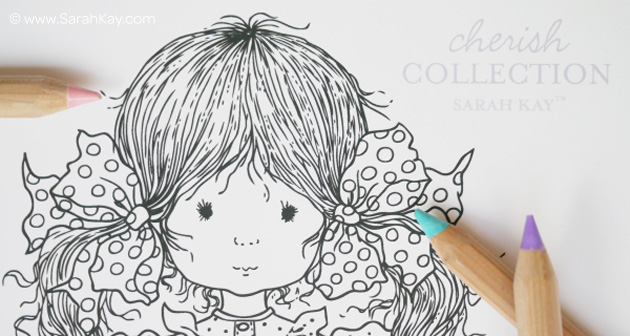 Madeline colouring in page