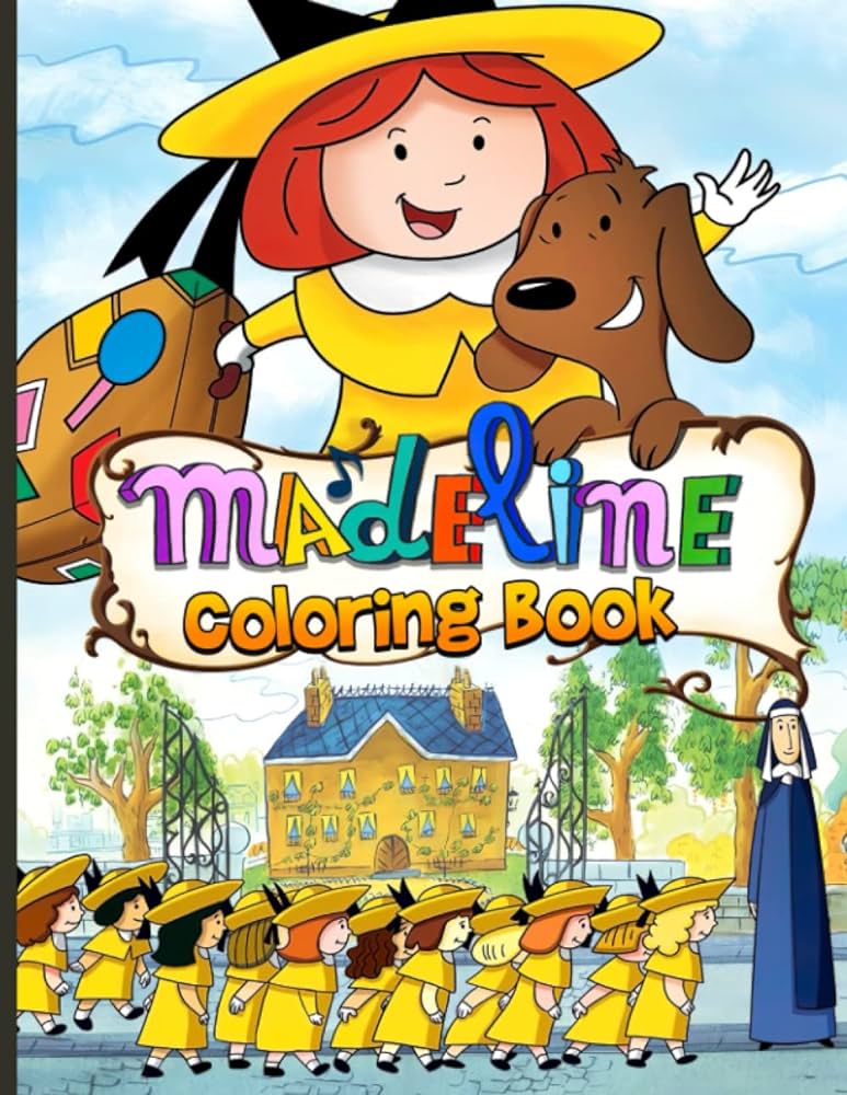 Madeline coloring book wonderful a beautiful books for adults teenagers nakazo mura books