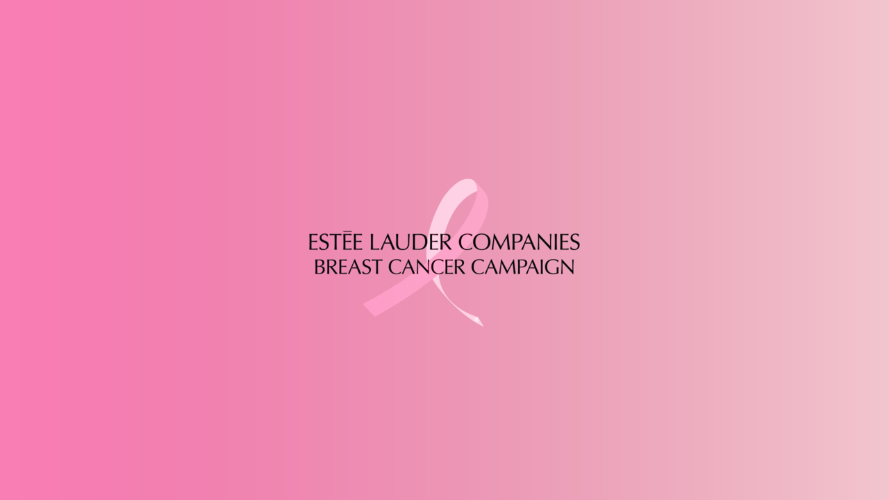 La campaãa contra el cãncer de mama â empresas estãe lauder