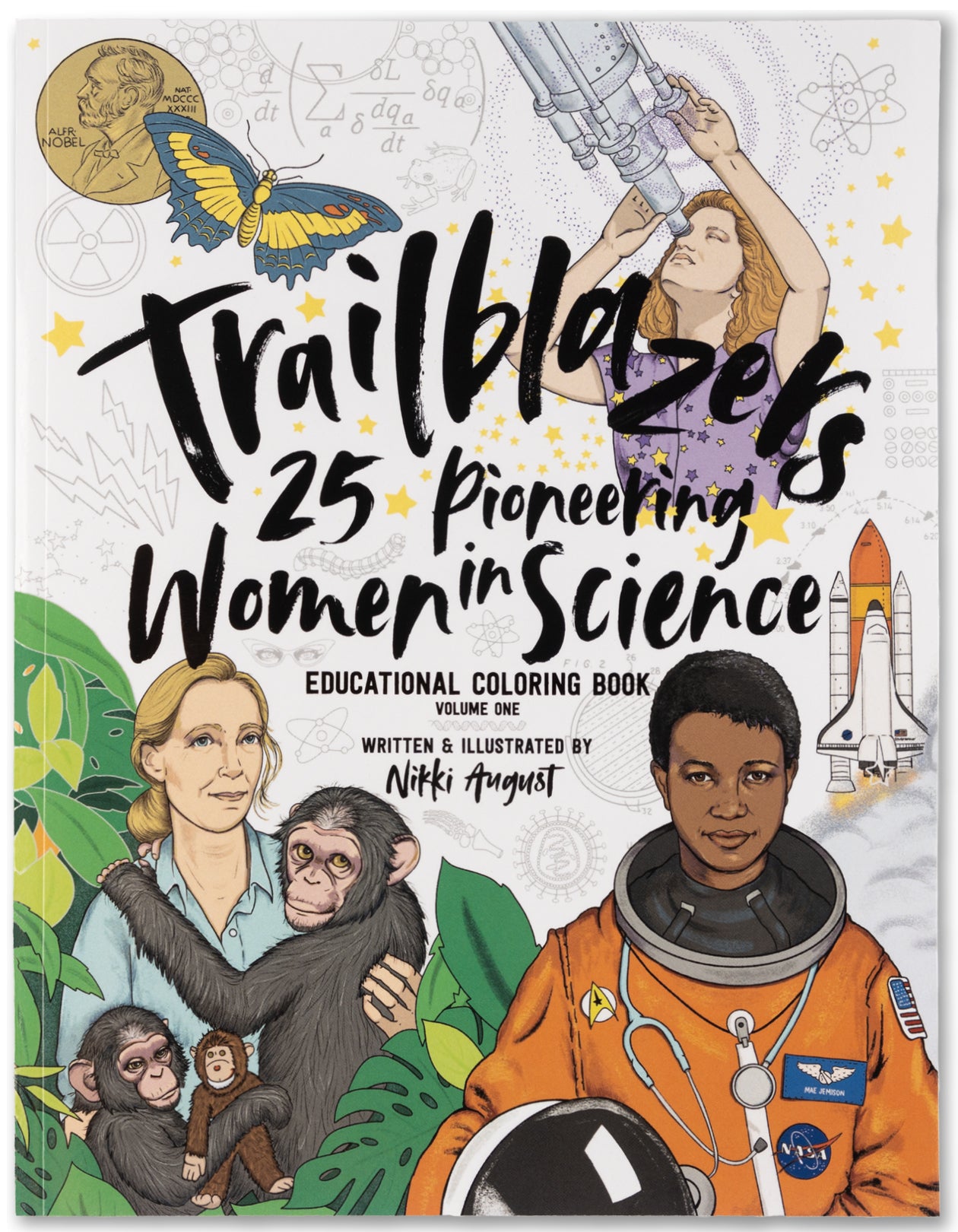 Trailblazers women in science educational coloring book â nikki august