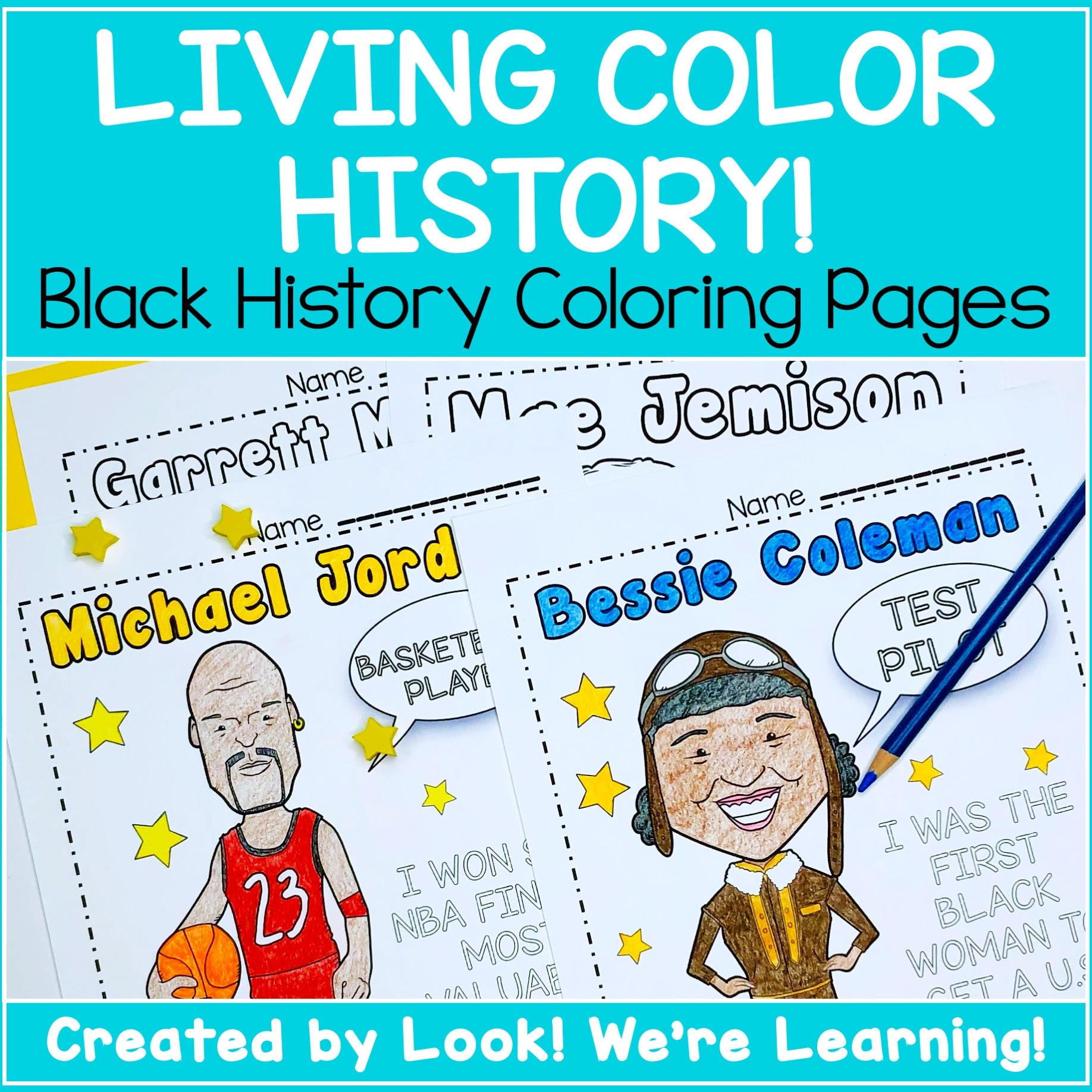 Living color history black history coloring pages â look were learning