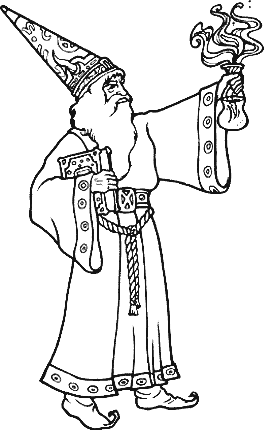 Magic coloring pages