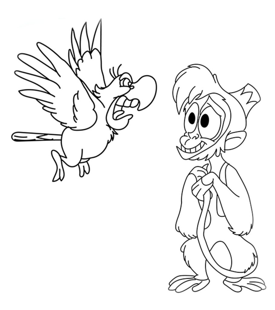 Aladdin coloring pages