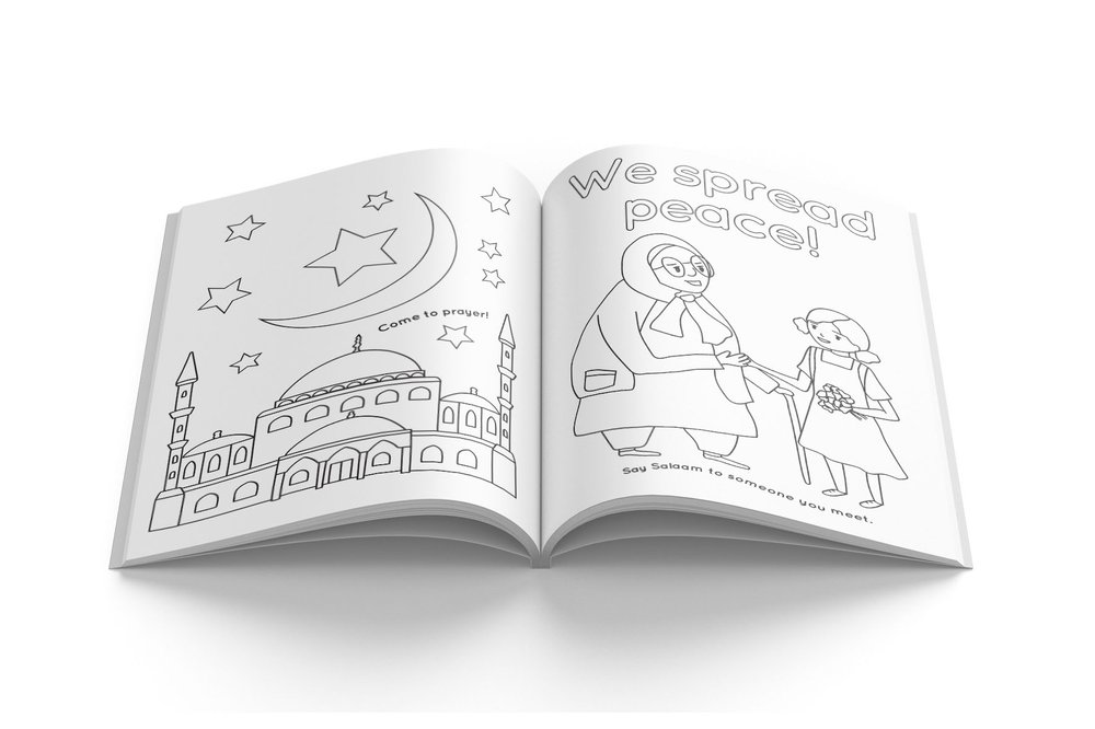 The flying carpet colouring book â ilmamal store