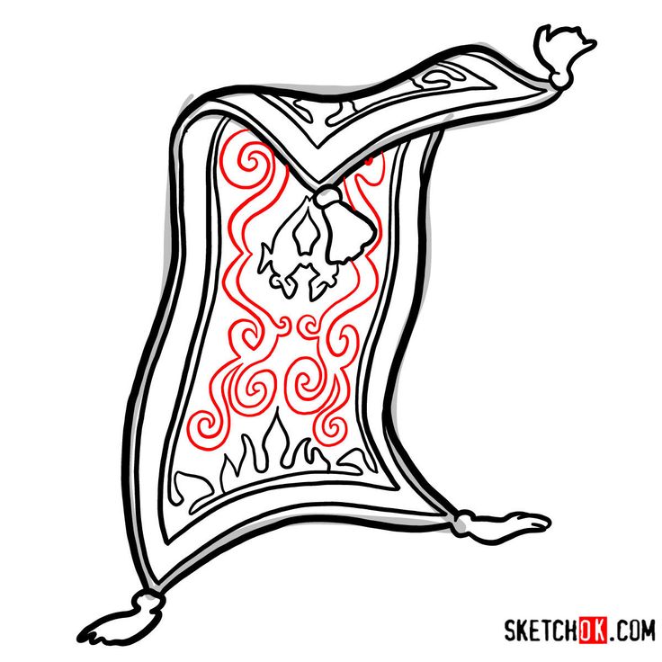 From thread to adventure how to draw aladdins magic carpet magic carpet aladdin magic carpet coloring pages