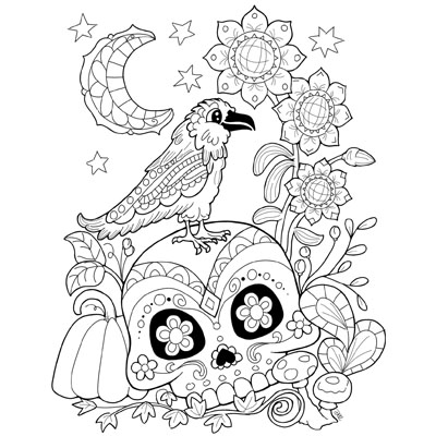 Fantasy and magic coloring pages