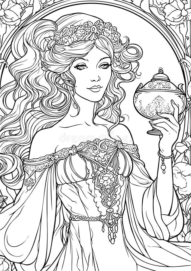 Magic colouring pages stock illustrations â magic colouring pages stock illustrations vectors clipart