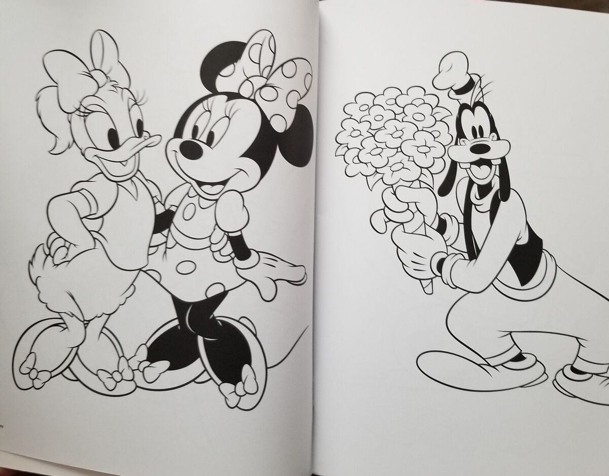 Walt disney world coloring book magic kingdom fl disney parks authentic page